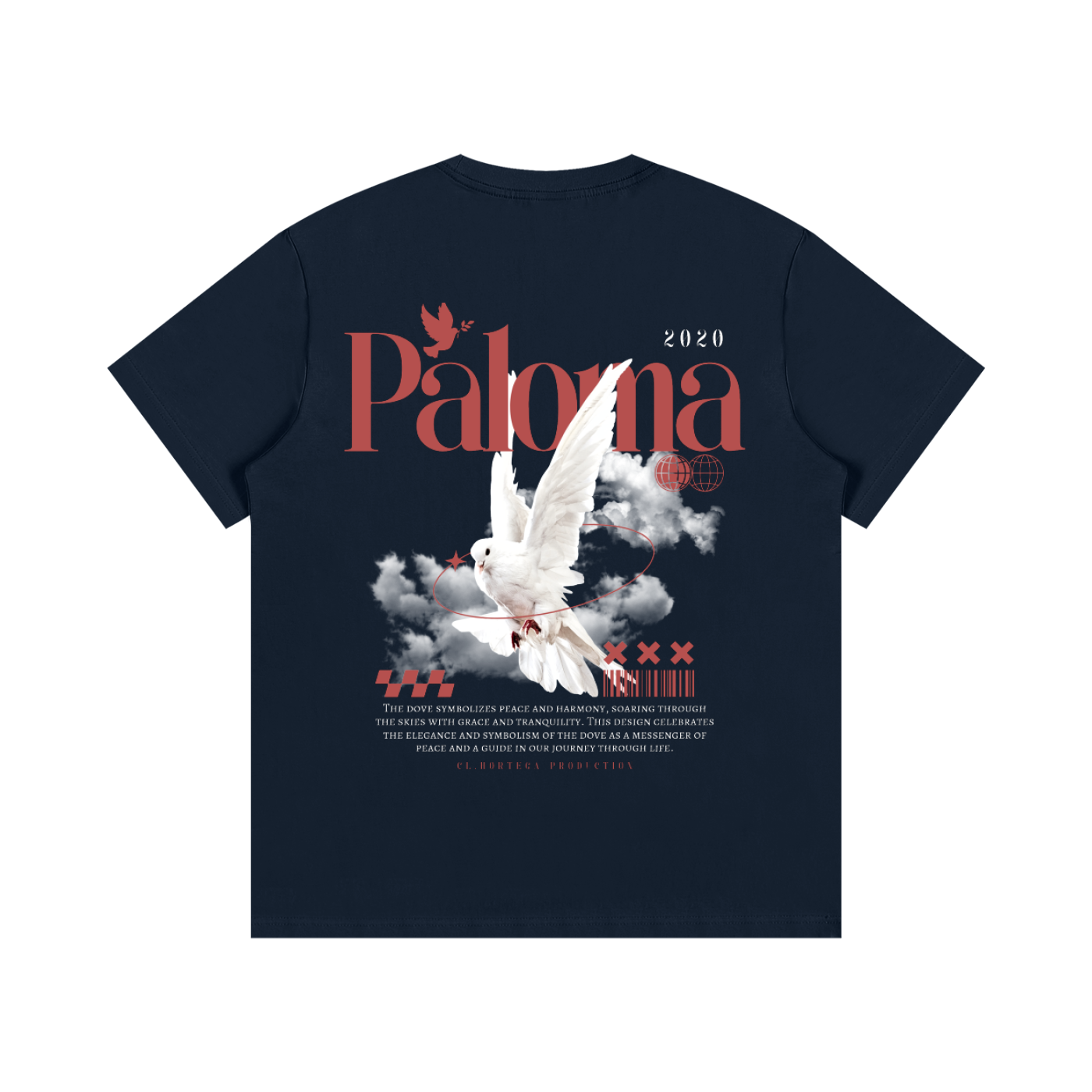 Essential t-shirt Design Paloma by Calle Hortega