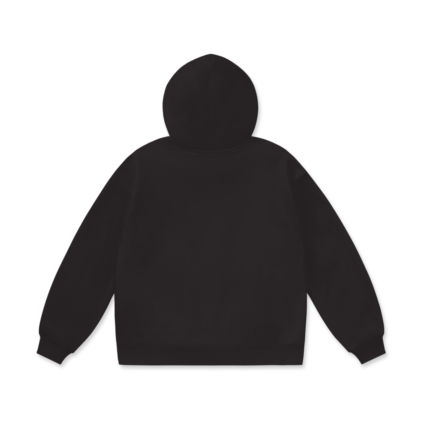 Oversize Fleece Hoodie Logo simple HRTG