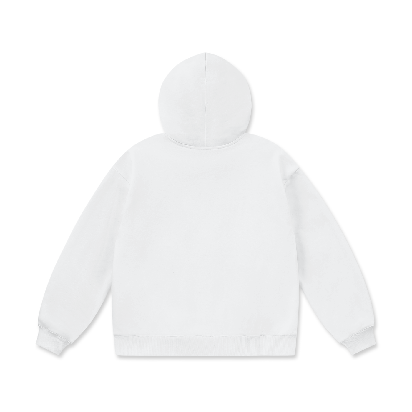 Oversize Fleece Hoodie Logo simple HRTG