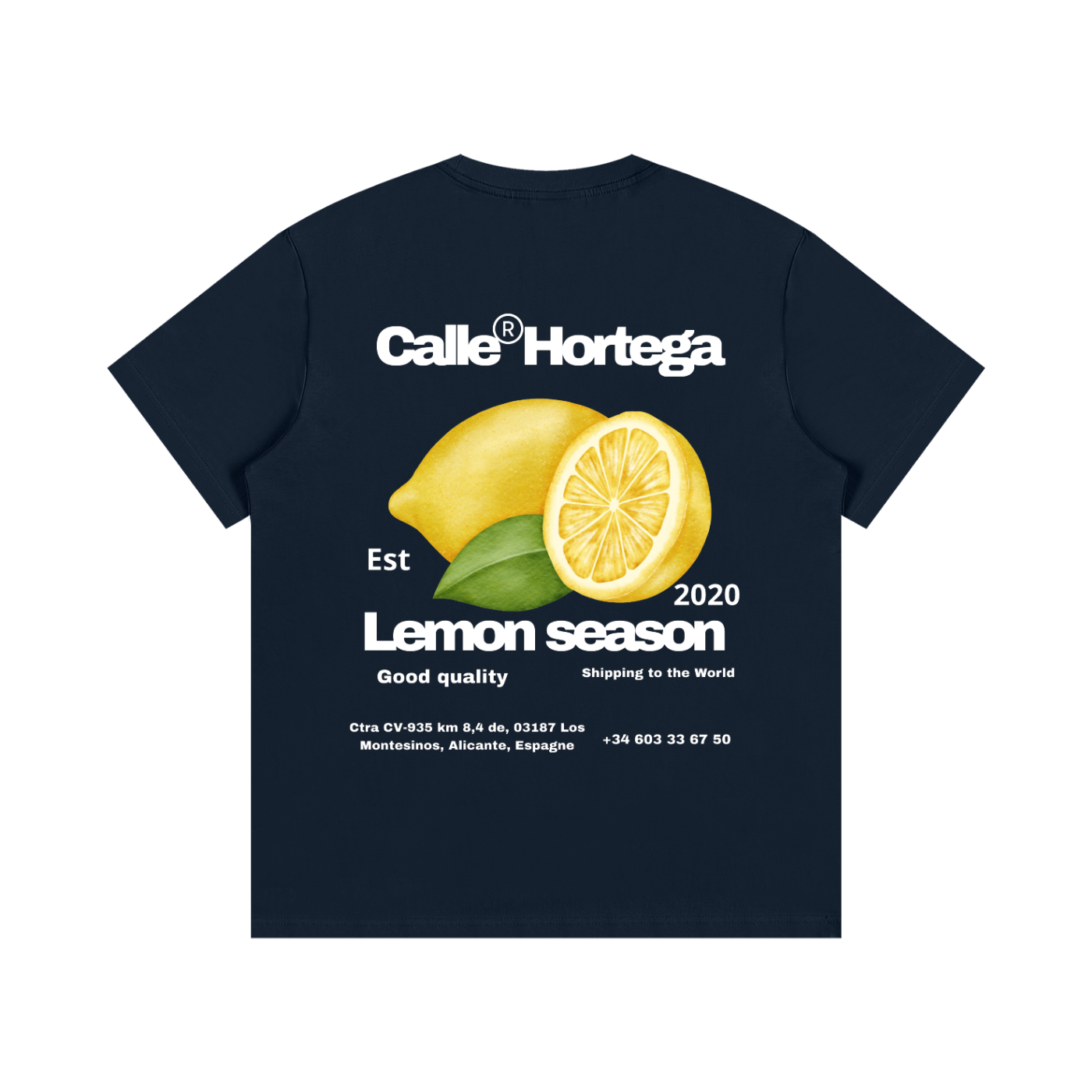 Essential Cotton tshirt Lemon season Design by calle Hortega