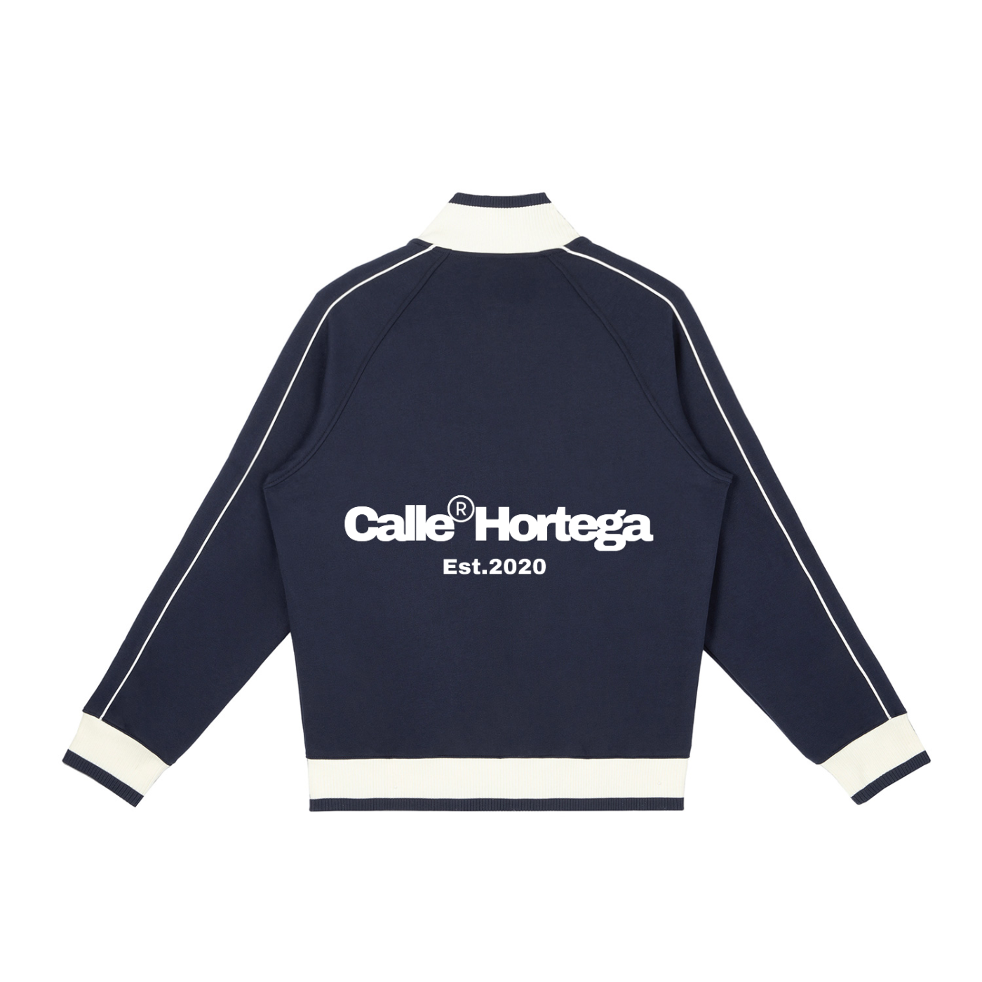 Color Block Raglan Sleeve Zip Track Jacket