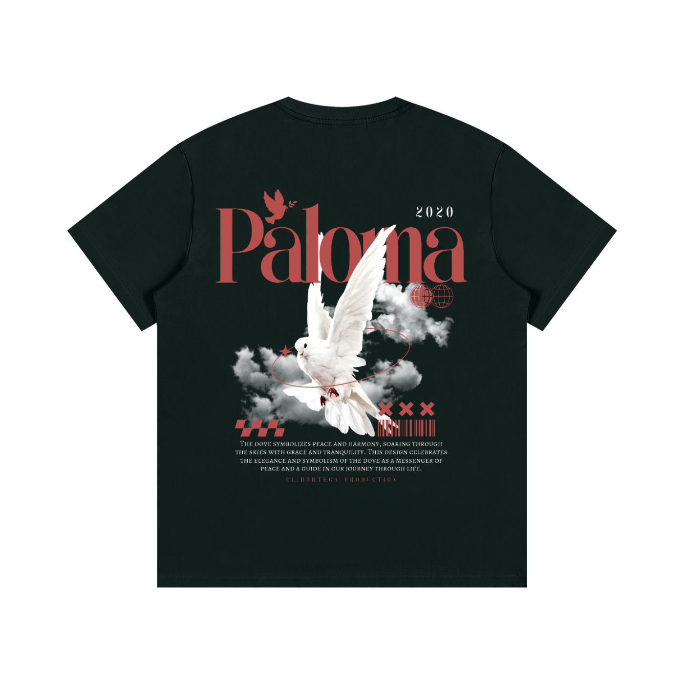 Essential t-shirt Design Paloma by Calle Hortega