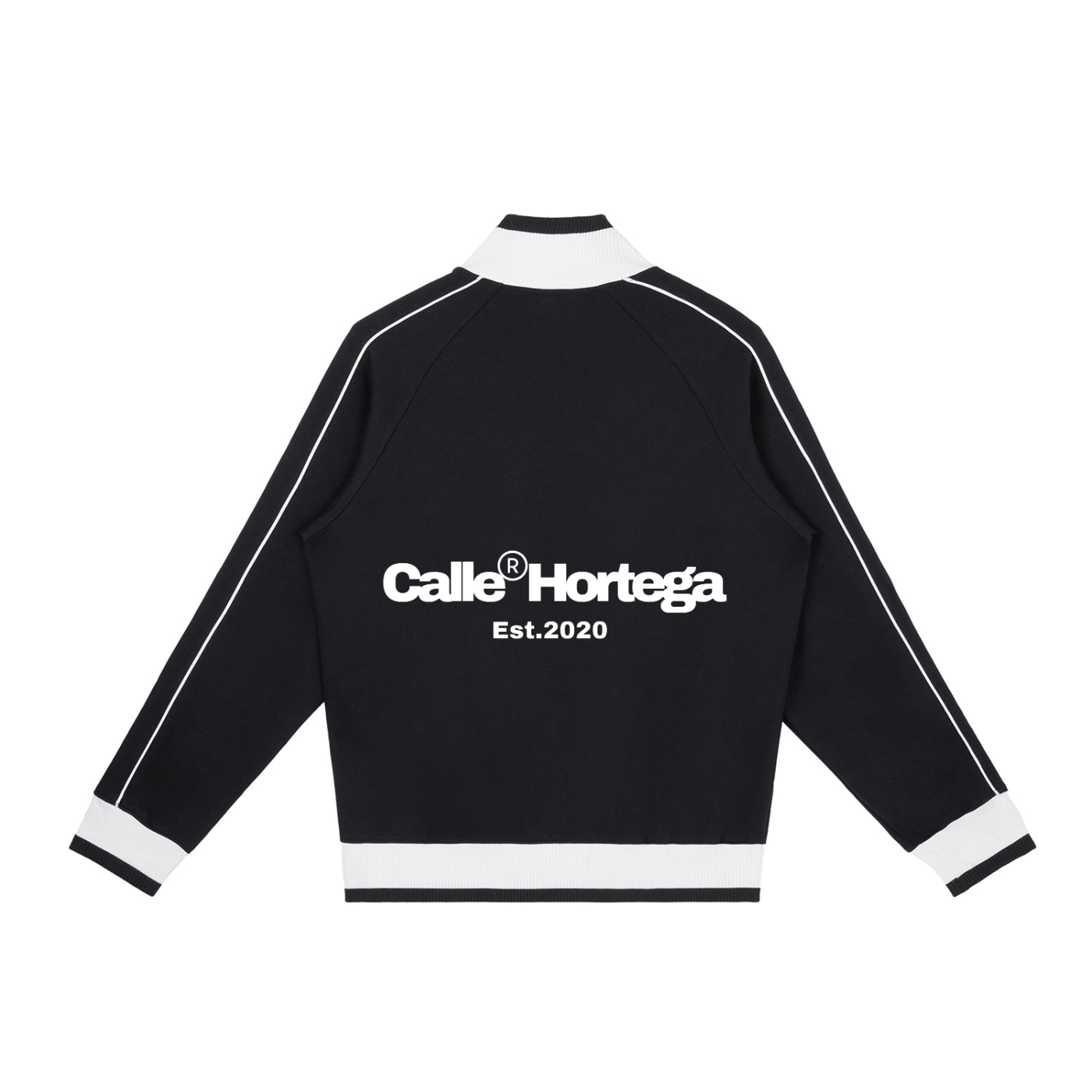 Color Block Raglan Sleeve Zip Track Jacket