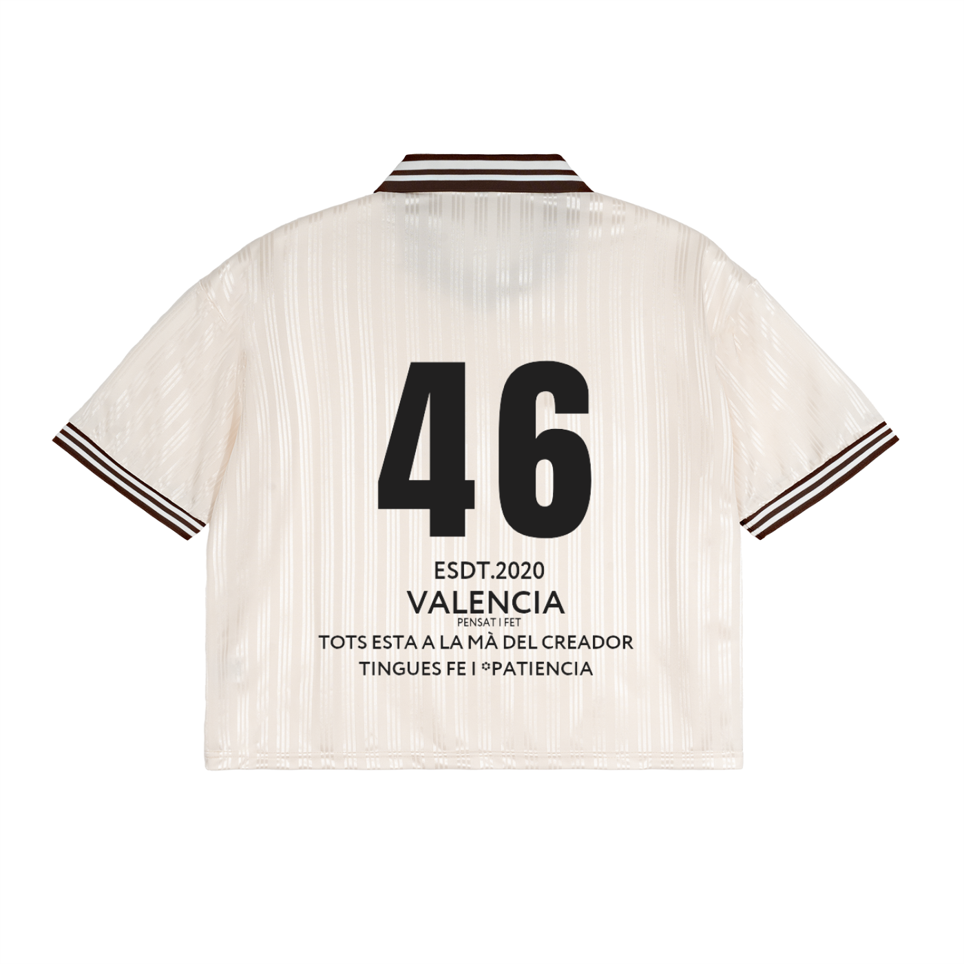 Contrast Stripes Polo Collar T-Shirt 46