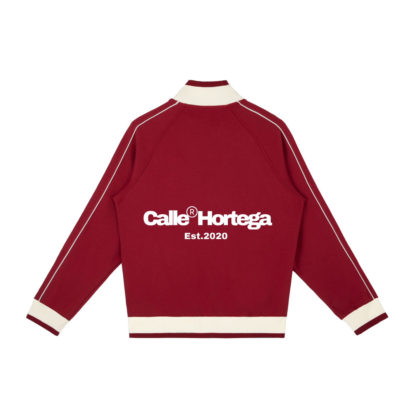 Color Block Raglan Sleeve Zip Track Jacket