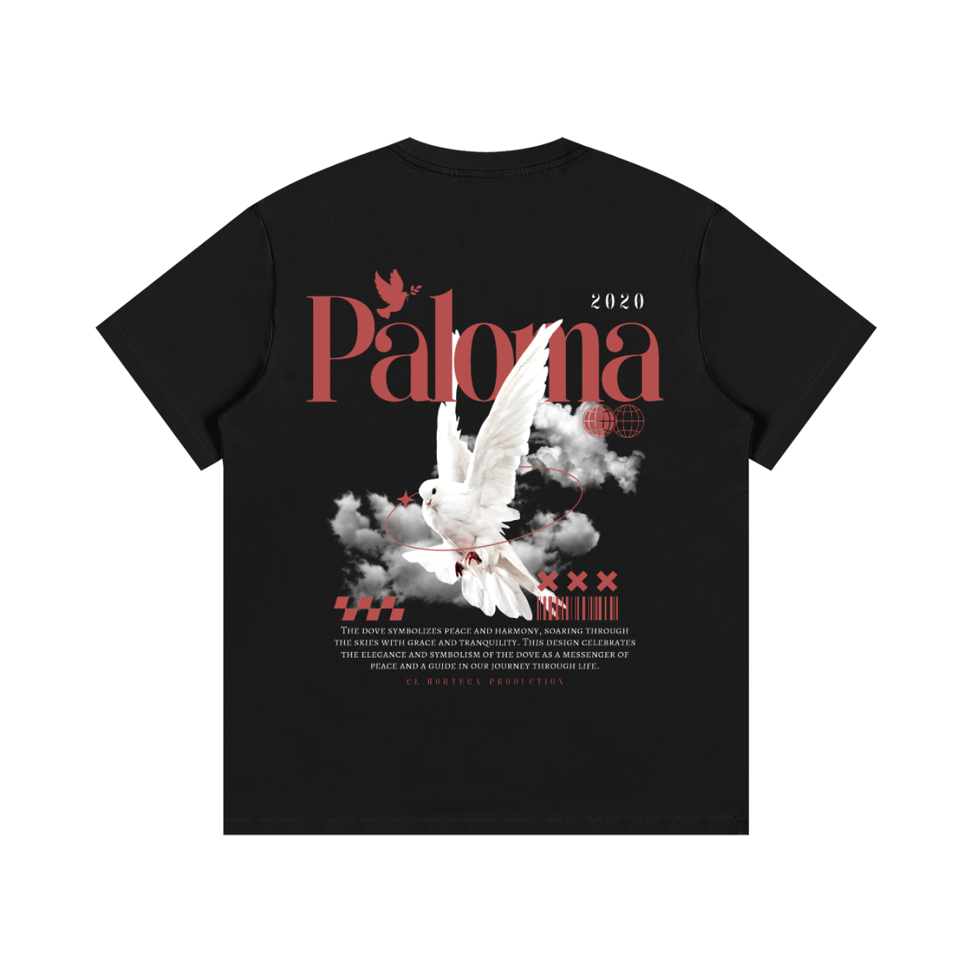 Essential t-shirt Design Paloma by Calle Hortega