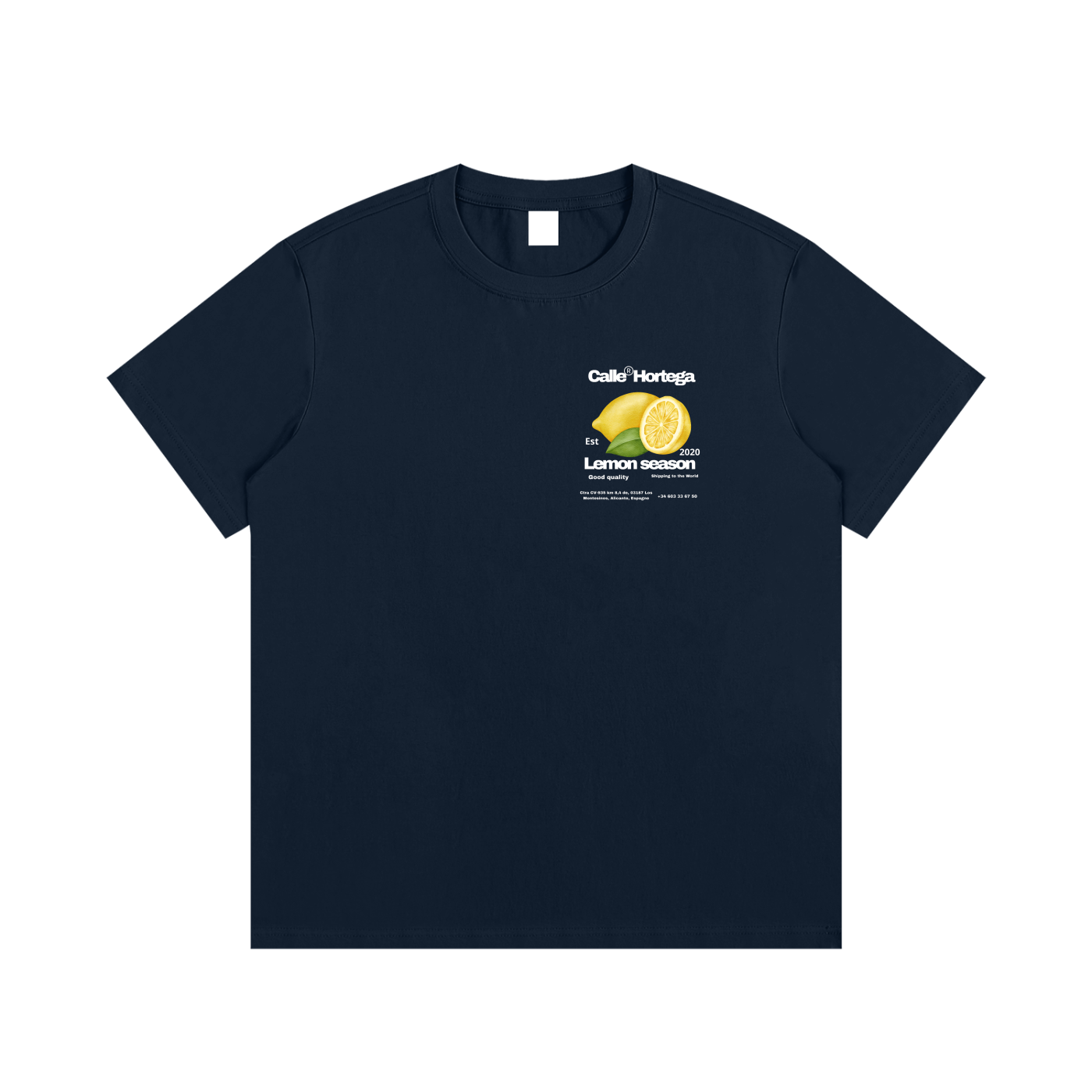 Essential Cotton tshirt Lemon season Design by calle Hortega