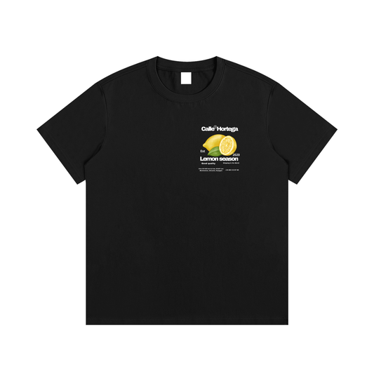 Essential Cotton tshirt Lemon season Design by calle Hortega