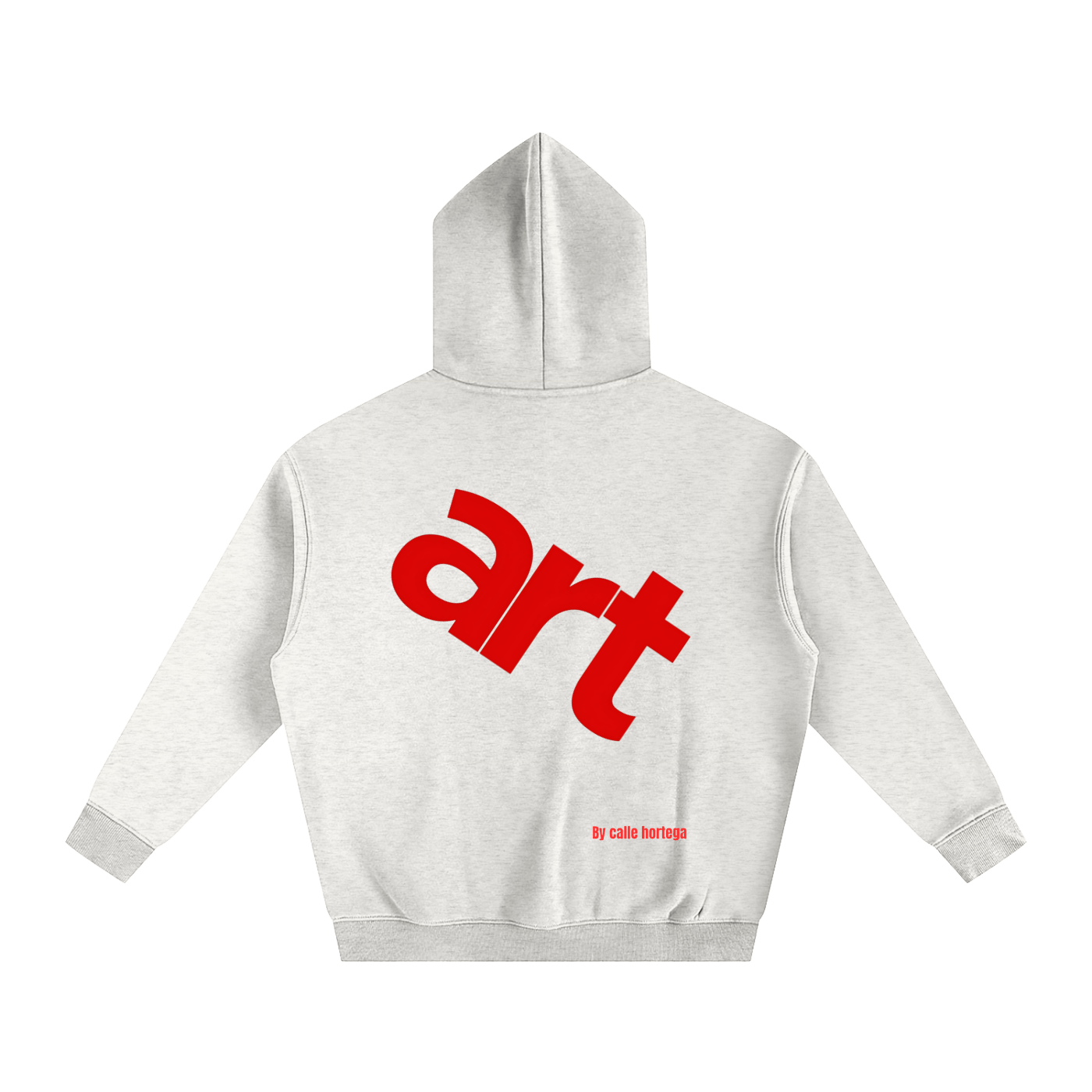 Oversize Fleeced Hoodie ART by calle Hortega