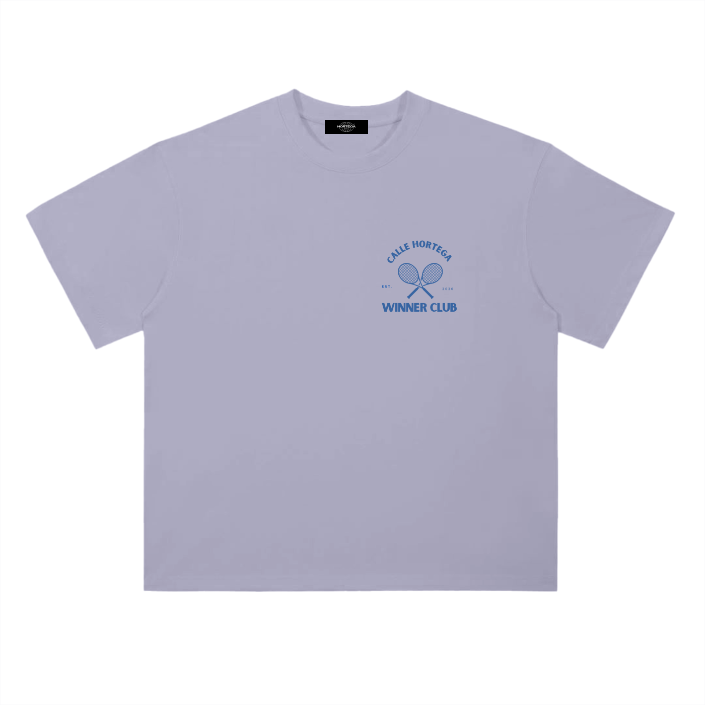 Drop Shoulder T-Shirt Logo Tennis arrière